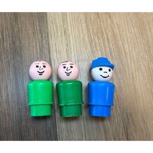 Vintage Fisher-Price Little People Figures Set of 3